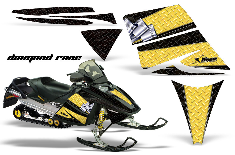 Kit Décalcomanies Ski Doo Rev XR/GSX/MXZ - AMR Racing 2009-2015 DDN W